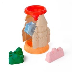 New Target Bullseye Playground Sandcastle Play Set with Water Mill & 2 Molds